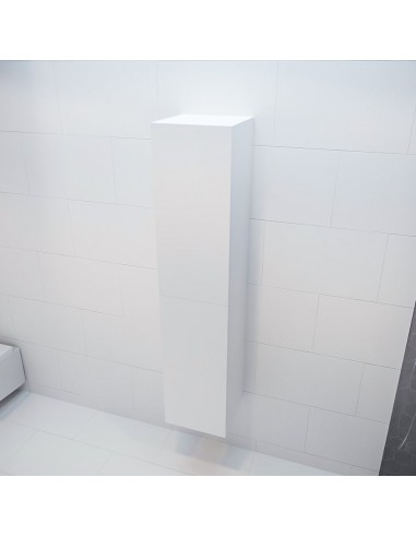 Billede af BEAM højskab til badeværelset 160 x 35 cm MDF - Talkum