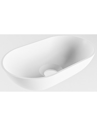 Billede af POOLE håndvask 30 x 18 cm Solid surface - Talkum