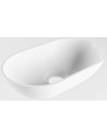 POOLE håndvask 30 x 18 cm Solid surface - Talkum