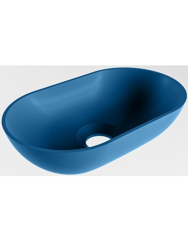 Se POOLE håndvask 30 x 18 cm Solid surface - Jeansblå hos Lepong.dk