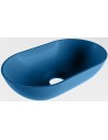 POOLE håndvask 30 x 18 cm Solid surface - Jeansblå