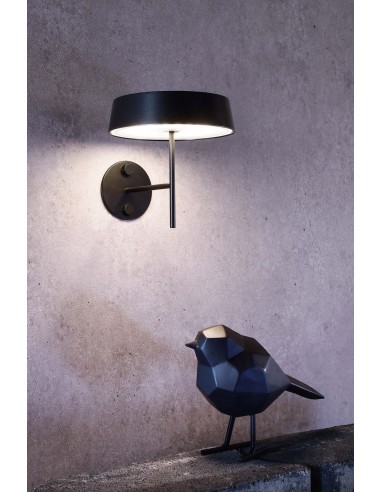 Billede af Miram inden-/udendørs trådløs væglampe H11,9 cm 2,2W LED - Sort