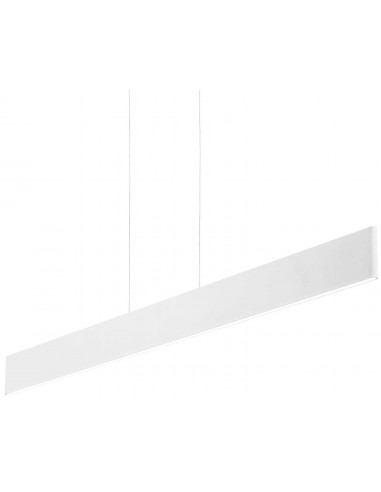 Se Desk SP1 Langbordspendel i metal B102,5 cm 32W LED - Mat hvid hos Lepong.dk