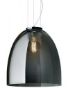 EVA Loftlampe i glas Ø33 cm 1 x E27 - Røget grå