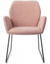 2 x Misaki Spisebordsstole H87 cm polyester - Sort/Rosa