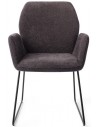 2 x Misaki Spisebordsstole H87 cm polyester - Sort/Antracit