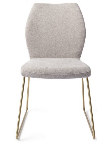 Billede af 2 x Ikata spisebordsstole H87 cm polyester - Guld/Grå