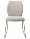 2 x Ikata spisebordsstole H87 cm polyester - Guld/Grå