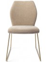 2 x Ikata spisebordsstole H87 cm polyester - Guld/Karamel