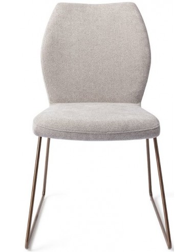 Billede af 2 x Ikata spisebordsstole H87 cm polyester - Rødguld/Grå