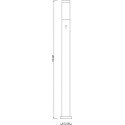 Gorro havelampe H110 cm E27 - Rustfri stål
