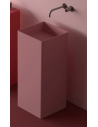 LAC7 fritstående håndvask H86 x 37 x 37 cm solid surface - Rosa