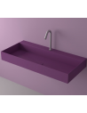 LC4XL-M vægmonteret håndvask 100 x 46 cm solid surface - Lilla