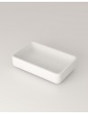 LC7S bordmonteret håndvask 49 x 30,5 cm solid surface - Mat hvid