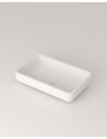 LC7M bordmonteret håndvask 48 x 30 cm solid surface - Mat hvid