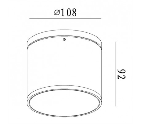 Mob Round I loftslampe Ø10,8 cm GX53 - Antracit Mob Round I loftslampe Ø10,8 cm GX53 - Antracit
