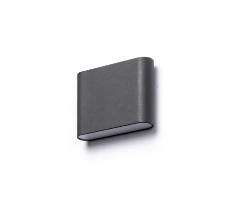 KUBI ll up-down væglampe 2 x 3W LED - Antracit KUBI ll up-down væglampe 2 x 3W LED - Antracit