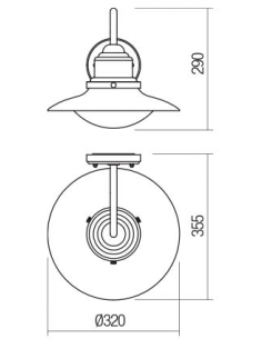 Udendørs væglampe 2