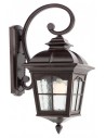 YORK Væglampe i aluminium og glas H64,2 cm 1 x E27 - Antik mørkebrun