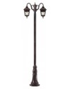 YORK Bedlampe i aluminium og glas H270 cm 2 x E27 - Antik mørkebrun