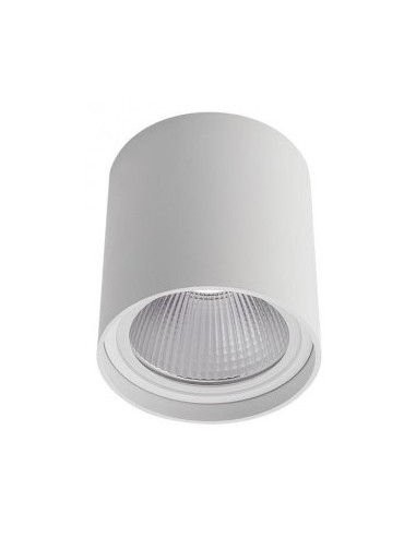Se XIA Påbygningsspot i aluminium Ø9,5 cm 1 x 20W COB LED - Mat hvid hos Lepong.dk