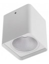 XIA Påbygningsspot i aluminium 9,5 x 9,5 cm 1 x 20W COB LED - Mat hvid