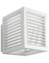 XIERA Væglampe i aluminium og polycarbonat H15,4 cm 1 x 10W SMD LED - Mat hvid