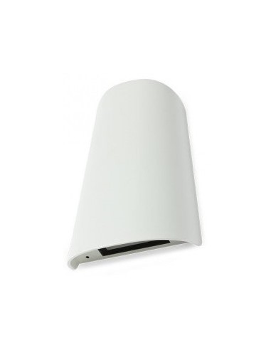 Se TWILL Up-Down Væglampe i aluminium H17,4 cm 1 x 11W SMD LED - Mat hvid hos Lepong.dk