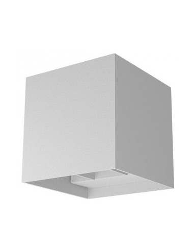 Billede af VARY Up-Down Væglampe i aluminium H12 cm 2 x 10W COB LED - Mat hvid
