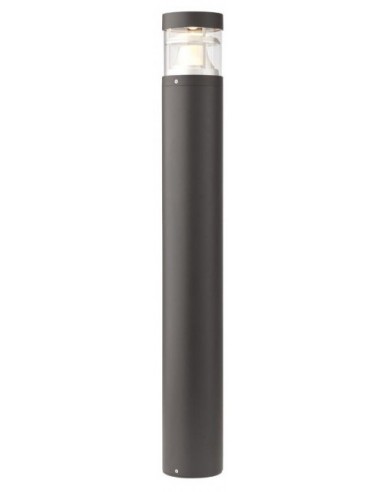 Se SPARK Bedlampe i aluminium og polycarbonat H90 cm 1 x 12W CREE LED - Mat mørkegrå hos Lepong.dk