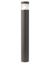 SPARK Bedlampe i aluminium og polycarbonat H90 cm 1 x 12W CREE LED - Mat mørkegrå