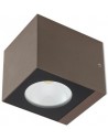 TEKO Væglampe i aluminium H9,1 cm 1 x 6W COB LED - Mat mørkebrun