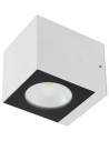 TEKO Væglampe i aluminium H9,1 cm 1 x 6W COB LED - Mat hvid