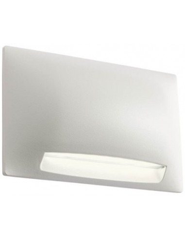 Se SLOT Væglampe i aluminium B13,5 cm 1 x 4W SMD LED - Mat hvid hos Lepong.dk