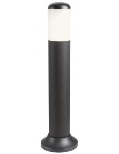 Se PENCIL Bedlampe i polycarbonat H60 cm 1 x E27 - Mat sort hos Lepong.dk