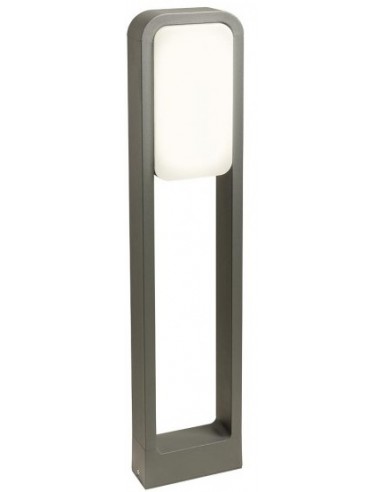 Se MIST Bedlampe i aluminium og polycarbonat H70 cm 1 x 12W SMD LED - Mat mørkegrå hos Lepong.dk