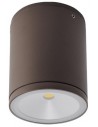 ETA Påbygningsspot i aluminium Ø9 cm 1 x 6W COB LED - Mat mørkebrun