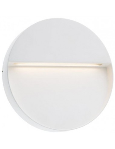 EVEN Væglampe i aluminium Ø21,5 cm 1 x 9W SMD LED - Mat hvid