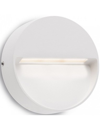 Billede af EVEN Væglampe i aluminium Ø10 cm 1 x 3W SMD LED - Mat hvid