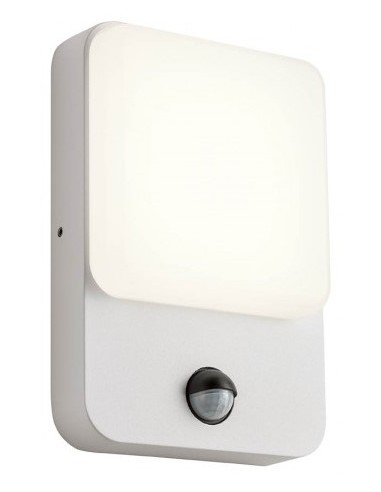 Billede af COLIN Væglampe med sensor i aluminium og polycarbonat H20,6 cm 1 x 9W SMD LED - Mat hvid