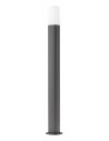 CRAYON Bedlampe i aluminium og polycarbonat H80 cm 1 x E27 - Mat mørkegrå