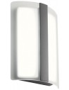 BREDA Væglampe i aluminium og glas H28,6 cm 1 x 12W SMD LED - Mat mørkegrå