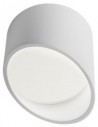 UTO Påbygningsspot i aluminium og akryl Ø9 cm 1 x 6W SMD LED - Mat hvid/Hvid