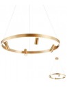 SUMMIT Pendellampe i aluminium Ø80,8 cm 36 + 17,5W LED - Mat guld