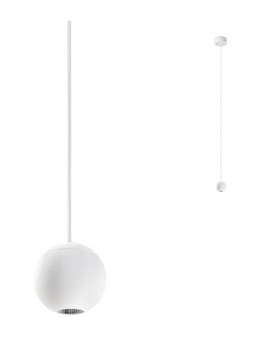 Billede af OBO Loftlampe i aluminium Ø5 cm 1 x 4,5W SMD LED - Mat hvid