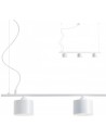 MILLER Langbordspendel i metal B110 cm 3 x E27 - Mat hvid