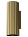 DELPHI Up-Down Væglampe i aluminium H18 cm 2 x GU10 - Mat guld