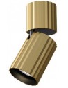 DELPHI Kipbar påbygningsspot i aluminium Ø7 cm 1 x GU10 - Mat guld