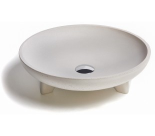 Håndvask til bord 70 x 45 cm - Beton med dekor