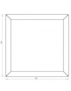 Miami højbed med bund H50 x... 2